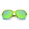 LECKIRUT Oversized Sunglasses for Women Polarized UV Protection Classic Fashion Ladies Green Frame Green Lens - Image 5