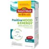 Nature Made Wellblends Positive Mood & Energy, 5HTP, Thiamin, Niacin, Vitamin B6, Vitamin B12, and Pantothenic Acid, plus Ginseng, 24 Softgels - Image 2