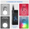 4 Modes Dog Lights for Night Walking, IP68 Waterproof Dog Collar Light for Nighttime Clip on, High-Capacity Rechargeable Dog Light with 2 USB C Cables, 2 Pack - Image 7