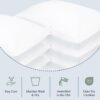 DOWNLITE 4-Pack Set of Hotel Style Hypoallergenic Down Alternative Bed Pillows – Standard/Queen Jumbo Size, 20” x 28” – Soft/Medium Density, for Stomach & Back Sleepers – Machine Washable - Image 6