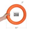 PetSpy Dog Training Ring for Outdoor Fitness Floatable Pulling Toy and Flying Disc Interactive Play Tool for Small Medium Large Dogs - Image 4