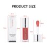 Hydrating Moisturizing Lip Glow Oil, Nourishing Glossy Transparent Plumping Oil, Non-sticky Tinted Toot Lip Balm for Lip Care - Image 2