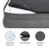 Bedsure Orthopedic Bed for Medium Dogs - Waterproof Dog Sofa Bed Medium, Supportive Foam Pet Couch with Removable Washable Cover, Waterproof Lining and Nonskid Bottom, Grey - Image 8