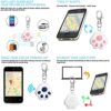 8 Pcs Smart GPS Dog Tracker Kids GPS Keychain Tracker Trackable Key Finders Cute Pet Locator Portable Tracking Devices for Kids Pets Dog Cat Collar Wallet Luggage Smart Phone - Image 3