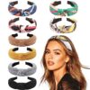 DRESHOW 8 Pack Knotted Headbands For Women Girls Soft Knitted Headbands Hair Bands Accessories - Image 2