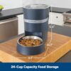 PetSafe Smart Feed - Electronic Pet Feeder for Cats & Dogs - 6L/24 Cup Capacity - Programmable Mealtimes - Alexa, Apple & Android Compatible - Backup Batteries Ensure Meal Delivery During Power Outage - Image 4