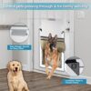 HANIML Extra Large Dog Door for Exterior Walls Heavy Duty Aluminum Doggy Door with Telescoping Tunnel Energy Efficient Double Flaps Pet Door for Medium Large Doggies Weatherproof & Security - Image 7