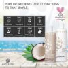 Purezero Coconut Milk Shampoo & Conditioner set - Intense Hydration & Increase Shine - Fight Dandruff & Frizz - Zero Sulfates, Parabens, Dyes - 100% Vegan & Cruelty Free - Great For Color Treated Hair - Image 7