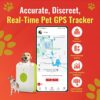 YoPets Mini GPS Pet Tracker, Unlimited Range, Real Time Location Finder for Dogs and Cats, Rechargeable Tracking Device, Small Size, Sim Card Included, 1.96 x 1.57 inches - Image 6