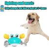 HONGID Crawling Crab Dog Toys,Escaping Crab Dog Toy with Obstacle Avoidance Sensor,Interactive Dog Toys with Music Sounds & Lights for Dogs Cats Pets,Christmas Toy Gift for Puppy/Small/Medium Dogs - Image 4