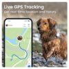 Tractive GPS Tracker & Health Monitoring for Dogs - Market Leading Pet GPS Location Tracker, Wellness & Escape Alerts, Waterproof, Works with Any Collar (Dark Blue) - Image 8