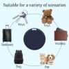 Portable Dogs Cats GPS Locator,Mini GPS Finder/Portable Bluetooth Anti-Lost Device/Smart Waterproof Key Finder Tracker/Wallet Keychain Tracker, App Control(Dark Blue) - Image 2