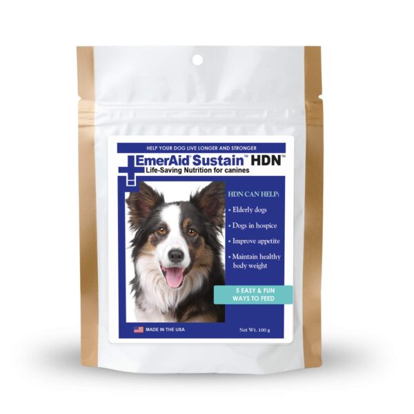 EMERAID Sustain HDN Life Saving Nutrition for Dogs, Made with Non-GMO and Human Grade Ingredients, 100g Bag