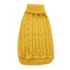 Dog Sweater, Warm Pet Sweater, Dog Sweaters for Small Dogs Medium Dogs Large Dogs, Cute Knitted Classic Cat Sweater Dog Clothes Coat for Girls Boys Dog Puppy Cat (XX-Small, Yellow) - Image 3