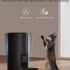 WOPET Automatic Cat Feeder 5L - Automatic Cat Food Dispenser, New FT70 Plus Timed Cat Feeder 6 Meals Daily with Portion Control, Auto Dog Feeder with 10s Meal Call, Backup Power Supply for Cat & Dog - Image 5