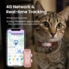 SEEWORLD P1 GPS Cat Dog Tracker - for Anti Lost No Distance Limited, Waterproof, Real Time Tracking & Smart Activity Tracking Device, Unlimited Range, Fits All Pet Collars (Pink) - Image 7