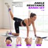 Ankle Resistance Bands with Cuffs, Glutes Workout Equipment for Women, Leg and Butt Exercise Bands for Effective Training and Toning, Home Gym Fitness Equipment - Image 5