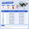 Gyuzh Dog Coat with Harness Winter Dog Coat Fleece Dog Jacket Waterproof Dog Coat Zipper Dog Jacket Puppy Coat Small Dog Clothes Dog Coat with Reflective Harness for Smal Medium Large Dogs - Image 2