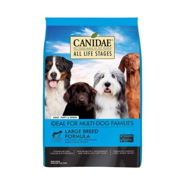 CANIDAE- All Life Stages Large Breed Formula with Turkey Meal & Brown Rice Dog Dry 30 lb.